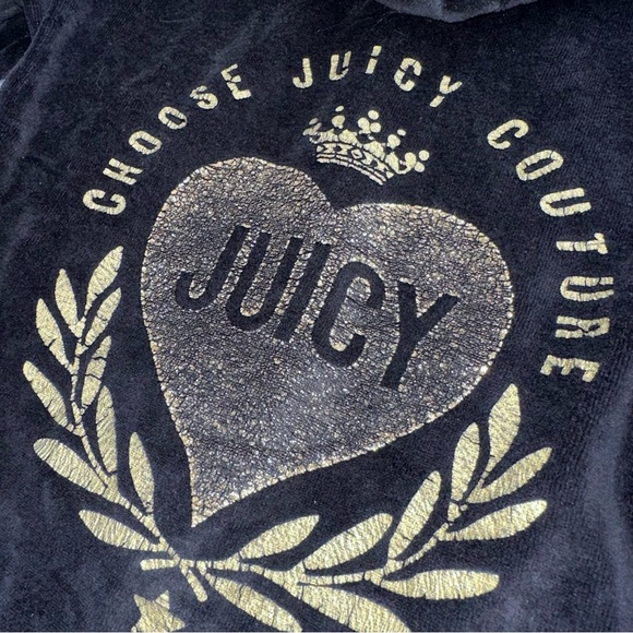 Juicy Couture • Kids Ruffle Bling Velour Track Jacket - Picture 3 of 12